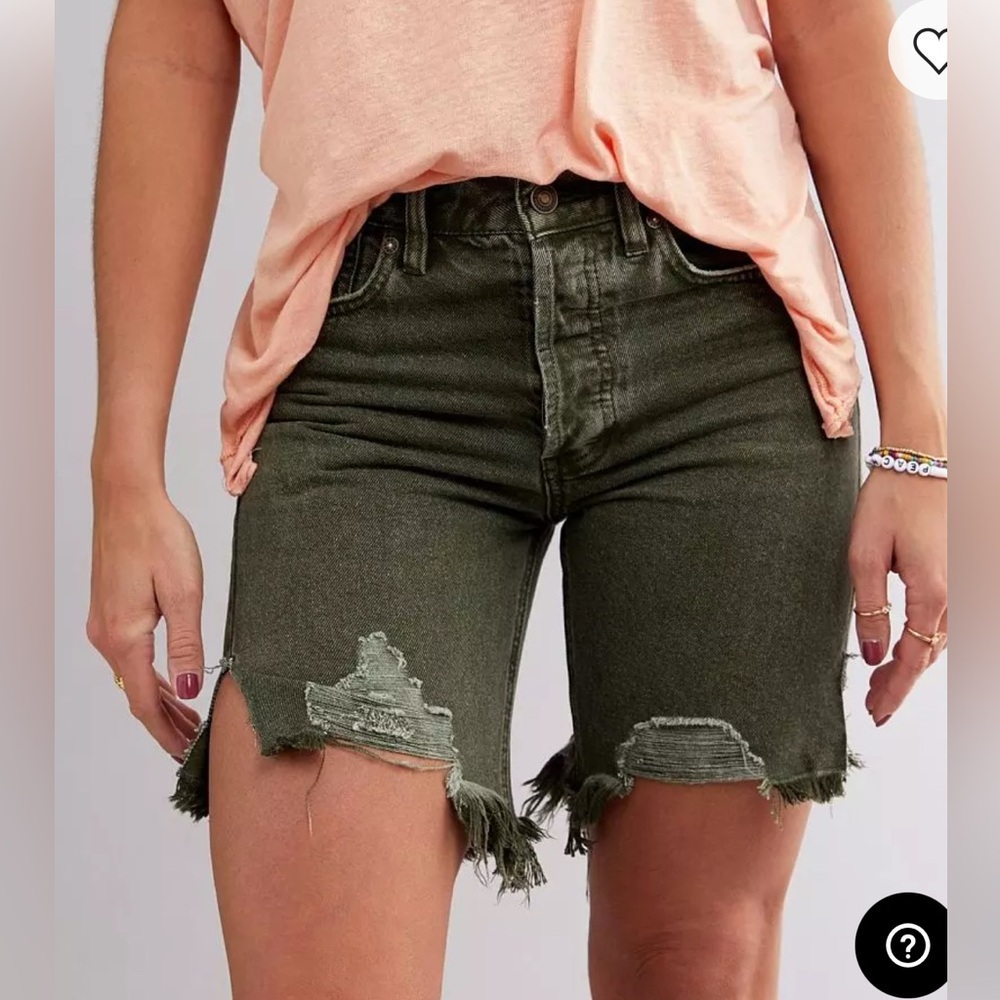 WE THE FREE Sequoia Denim Shorts Sz 25